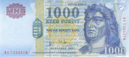 1000 Forint 2003